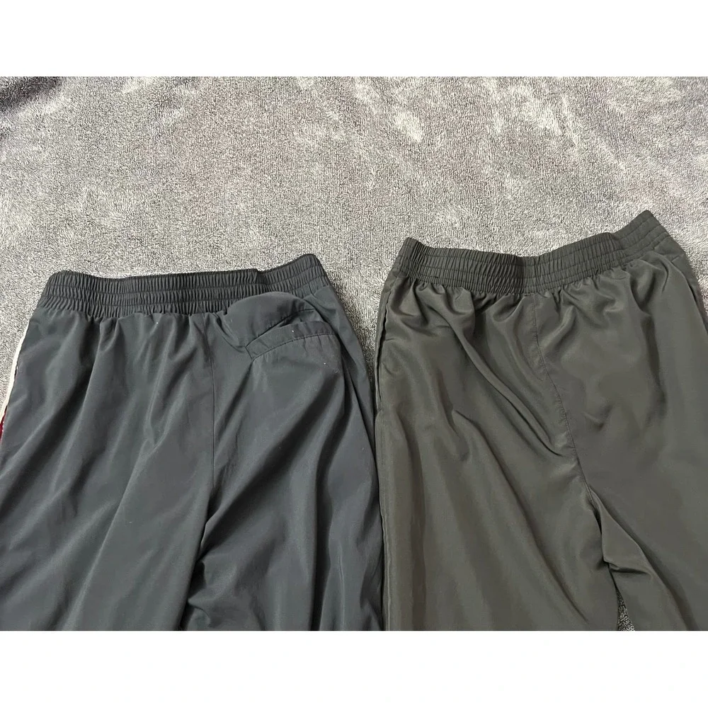 Kids Jordan Track Pants Bundle Black Snap Tear Away Joggers Size‎ Large 12-13Y